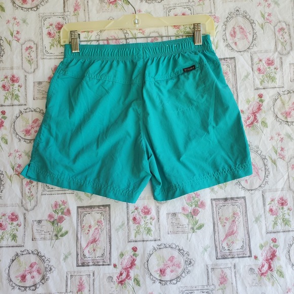 Columbia‎ Womens Shorts Light Teal Elastic Waist With a Pocket SZ XS Athletic - Picture 2 of 7